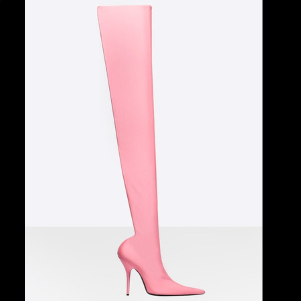 *Super Sale* BALENCIAGA PINK KNIFE BOOTS